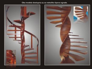 Izrada spiralnih stepenica - Enterijer Sremska Kamenica